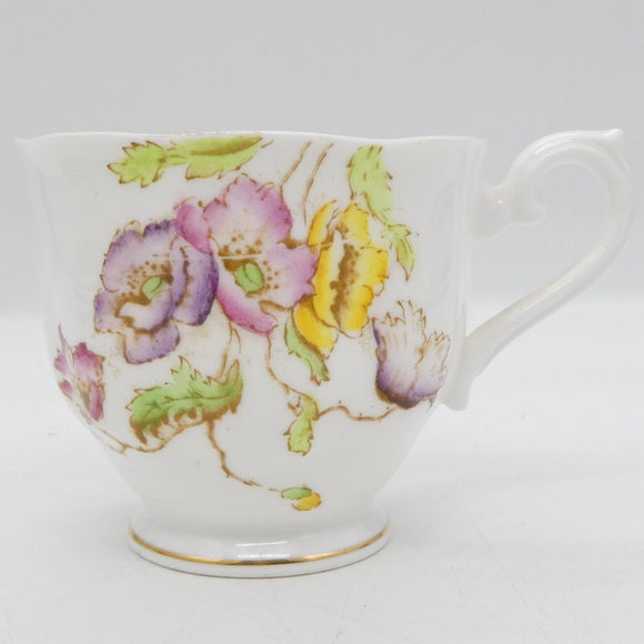 Royal Albert - Purple, Pink and Yellow Flowers, 8260 - Cup