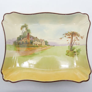 Royal Doulton - D4987 Countryside Cottages - Rectangular Dish