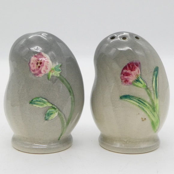 Shorter & Son - Pink Flowers - Salt and Pepper Shakers