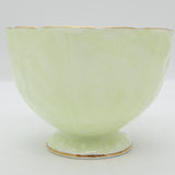 Aynsley - Mint Green Crocus-shape - 15-piece Coffee Set