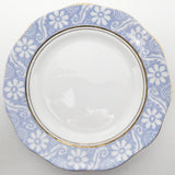 Roslyn - Blue and White Floral Rim - Side Plate