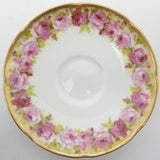 Royal Doulton - Pink and Red Roses - Saucer