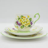 Royal Albert - Primulette - Trio with Hampton-shaped Cup