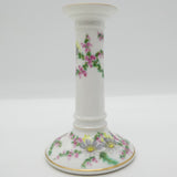 Unmarked Vintage - Hand-painted Flowers - Pair of Candlesticks