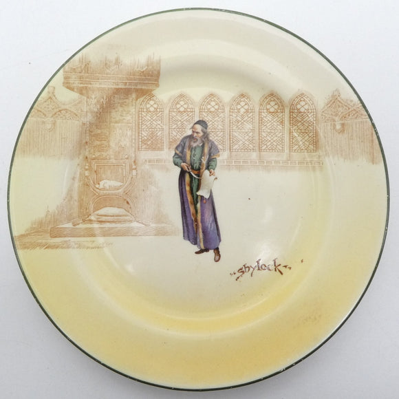 Royal Doulton - D3746 Shakespeare Series Ware, Shylock - Side Plate