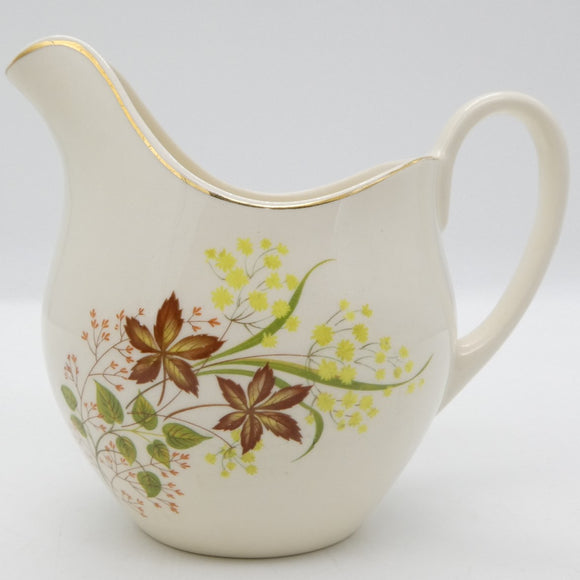 Johnson Brothers - Leaves and Yellow Flowers - Jug