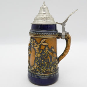 Gerz - Cottage, Man and Woman, Church - Small Stein