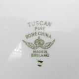 Tuscan - Pink Rosebuds and Brown Leaves - Sugar Bowl