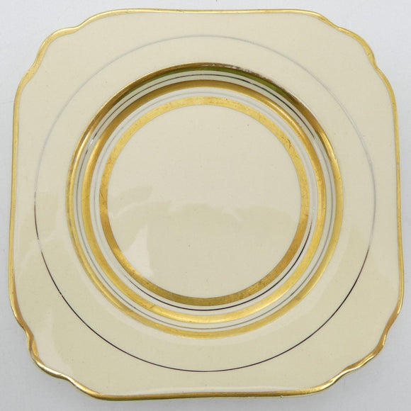 Empire - Cream with Gold Stripes - Side Plate