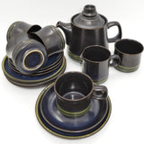 Denby - Kismet Blue and Bokhara - 19-piece Tea Set