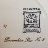 Grindley - Devonshire Rose No 2 - Salad Plate