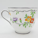 Royal Albert - Purple, Orange and Red Flowers, 7173 - Trio