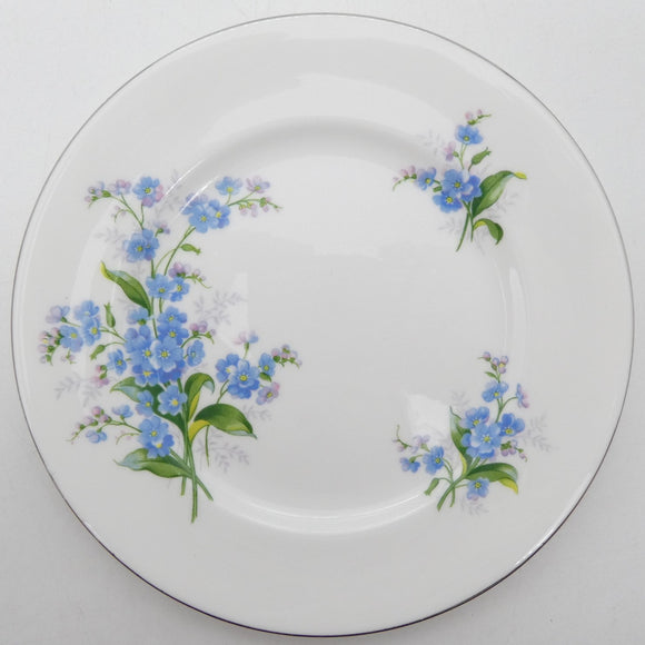 Royal Albert - Forget-Me-Not - Side Plate with Platinum Trim