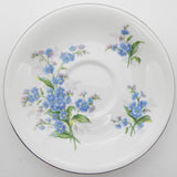 Royal Albert - Forget-Me-Not - Saucer with Platinum Trim