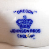 Johnson Brothers - Oregon Flow Blue - Side Plate - ANTIQUE