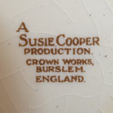 Susie Cooper - Swansea Spray, Blue/Green 1014 - Saucer