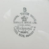 Barker Bros Royal Tudor Wear - Maroon and Gold Filigree Rim - Sweet Set