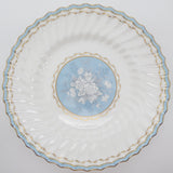 Royal Doulton - H4873 White Flowers on Blue - Dinner Plate