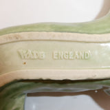 Wade England - Log, Green - Curved Posy Vase