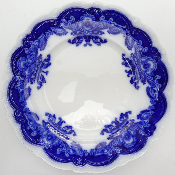 Johnson Brothers - Oregon Flow Blue - Dinner Plate - ANTIQUE