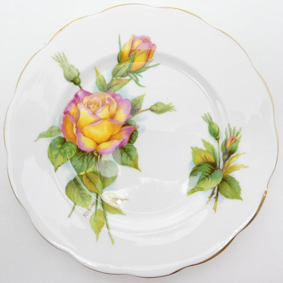 Roslyn - Wheatcroft Roses, No 6 Peace - Side Plate