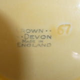 Crown Devon - Garden Path, Yellow - Round Dish