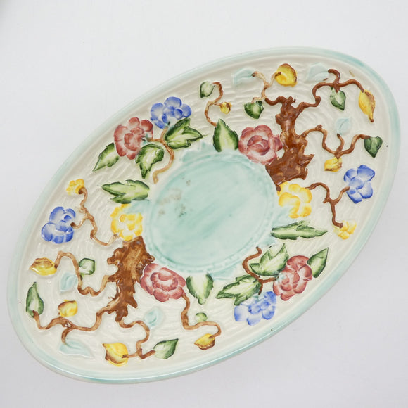 H J Wood - Hand-painted Indian Tree - Oval Dish