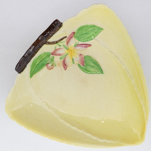 Carlton Ware - Apple Blossom, Yellow - 1617/6 Triangular Tray