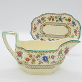 Spode - Audley - Gravy Boat and Underplate