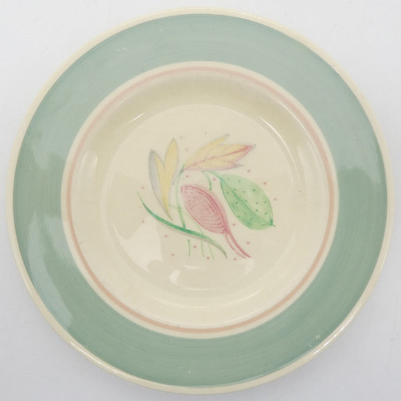 Susie Cooper - 1729 Long Leaf, Green - Dinner Plate