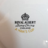 Royal Albert - A Man's Cup - Saucer