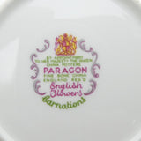 Paragon - English Flowers, Carnations - Small Dish