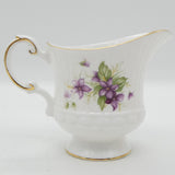 Queen's Rosina - Violets - Milk Jug