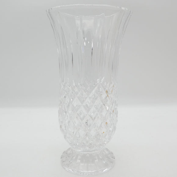 Vintage - Cut Glass - Footed Vase