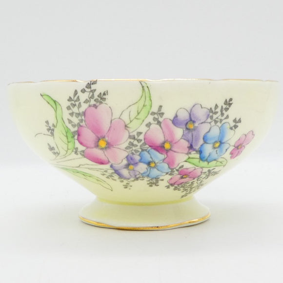 Foley - Pink, Blue and Purple Flowers - Sugar Bowl