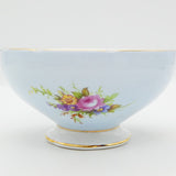 Foley - Floral Sprays on Blue - Sugar Bowl