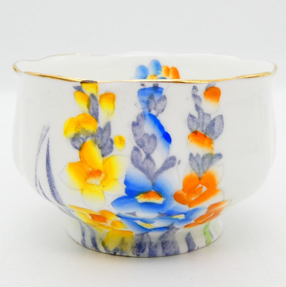 Royal Albert - Hand-painted Gladioli - Small Sugar Bowl